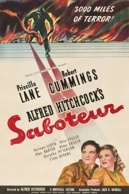 L'affiche du film Saboteur