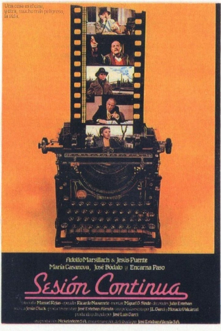 L'affiche originale du film Sesión continua en espagnol