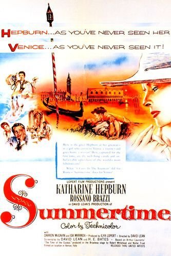 L'affiche du film Summertime