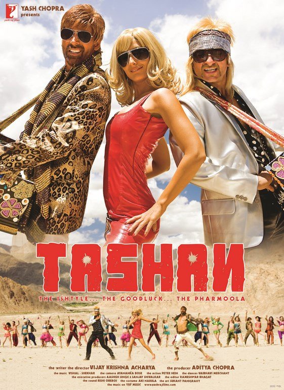 L'affiche originale du film Tashan en Hindi