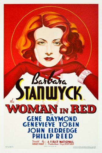 L'affiche du film The Woman in Red