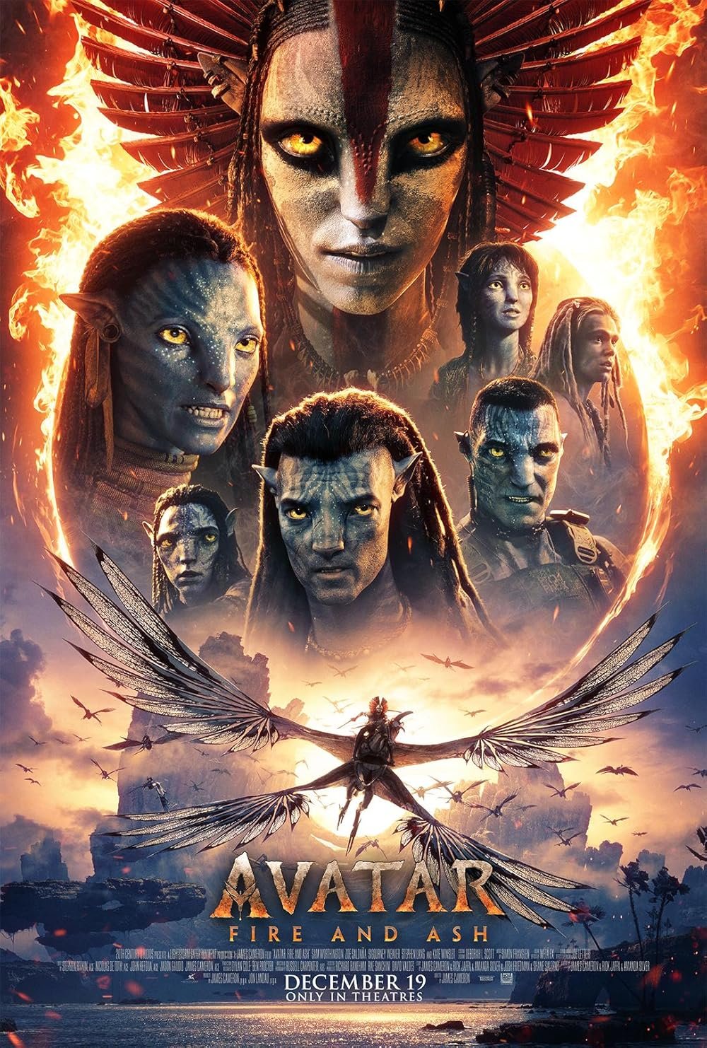 Poster of the movie Avatar: Fire and Ash [2025]