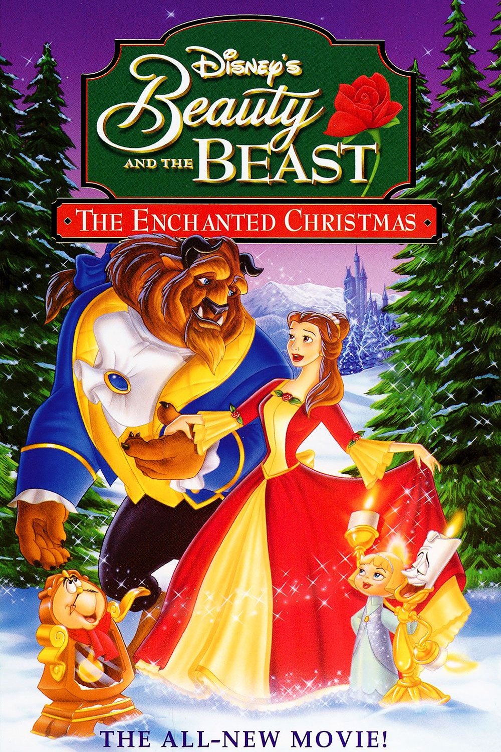 L'affiche du film Beauty and the Beast: The Enchanted Christmas