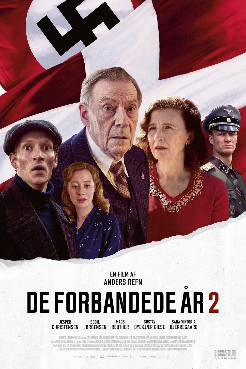L'affiche originale du film De forbandede år 2 en danois
