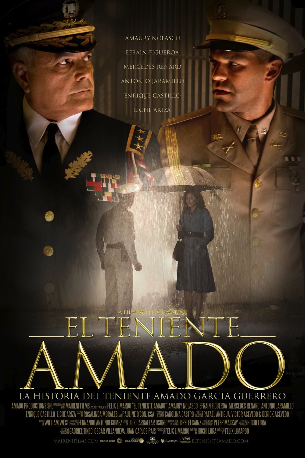 L'affiche originale du film El Teniente Amado en espagnol