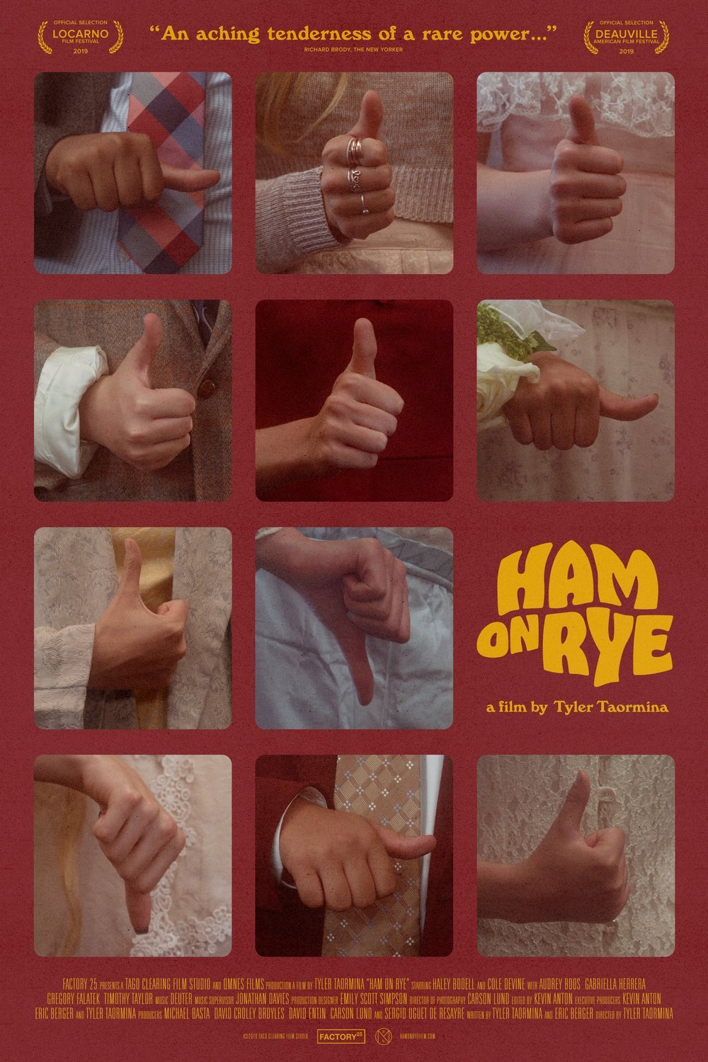 L'affiche du film Ham on Rye
