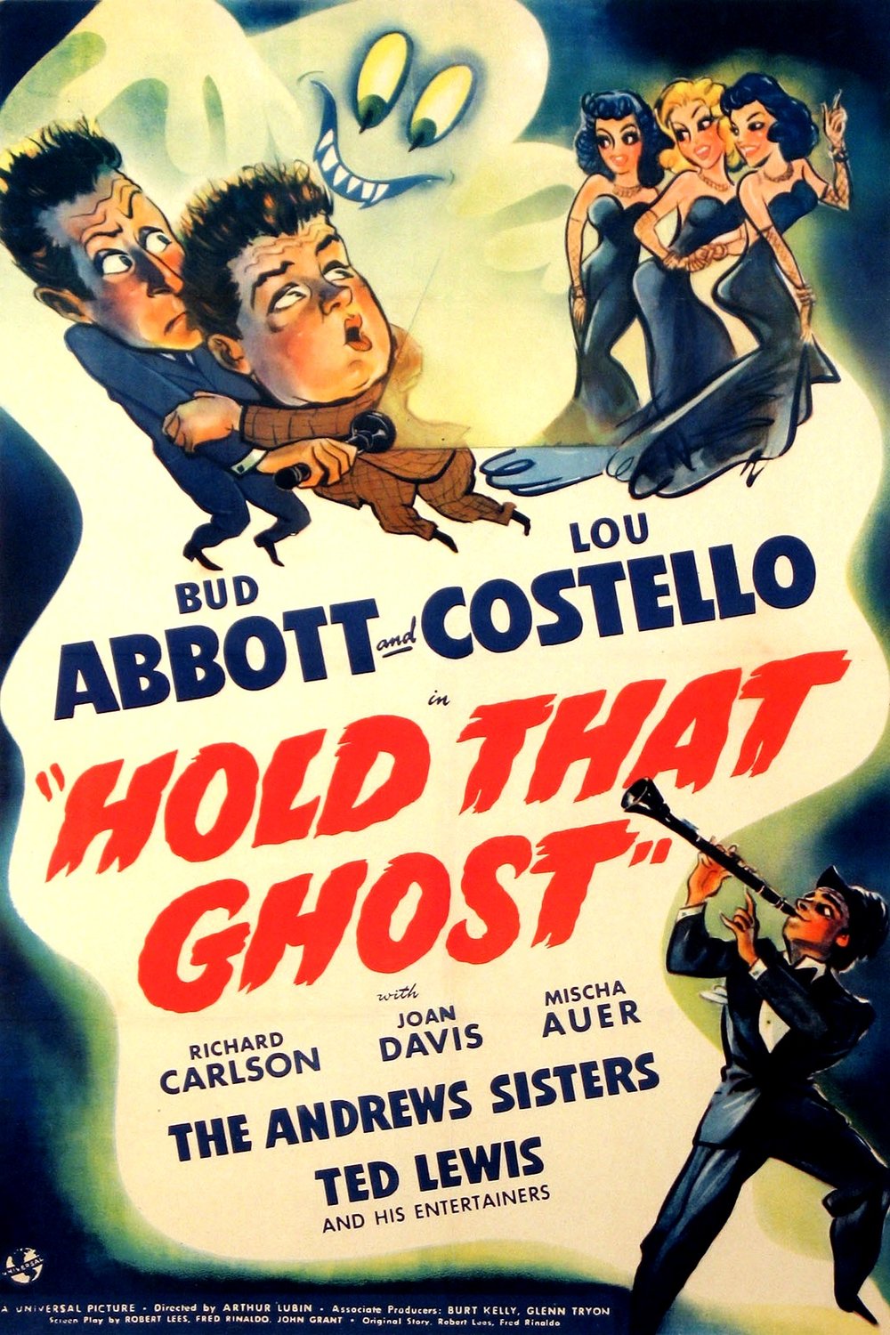 L'affiche du film Hold That Ghost