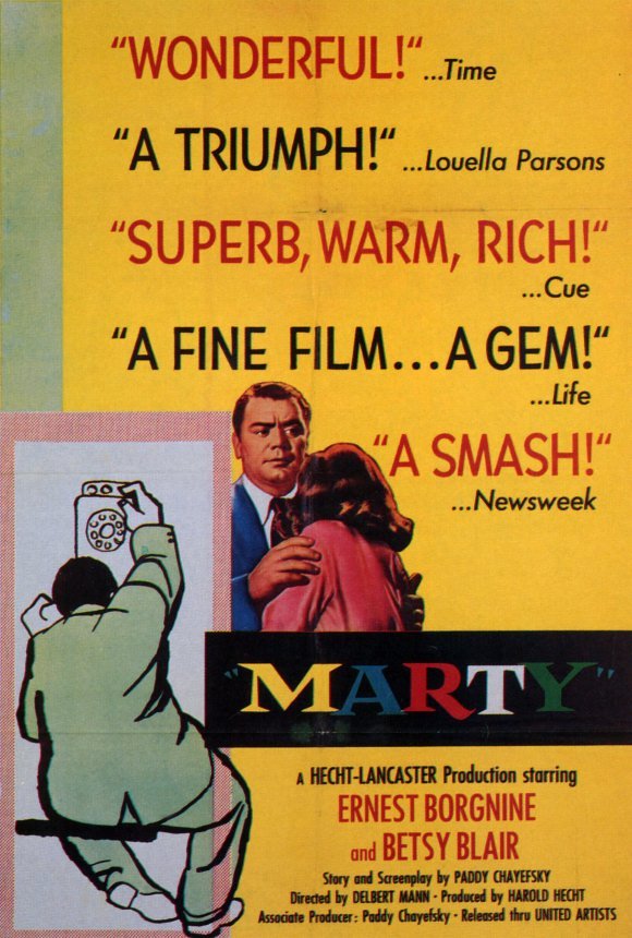 L'affiche du film Marty
