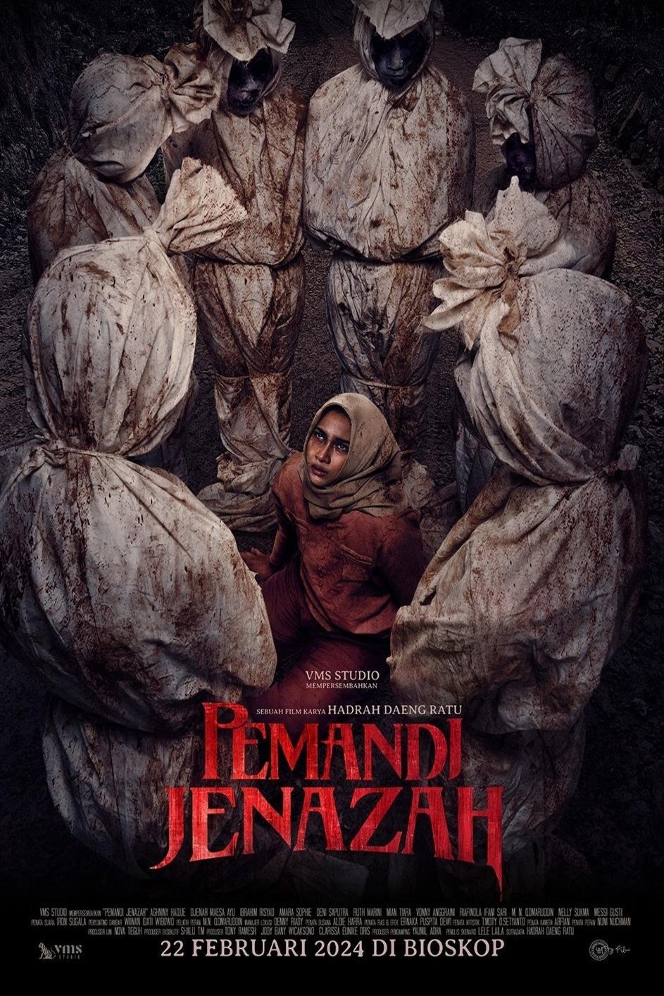 L'affiche originale du film Pemandi Jenazah en Indonésien