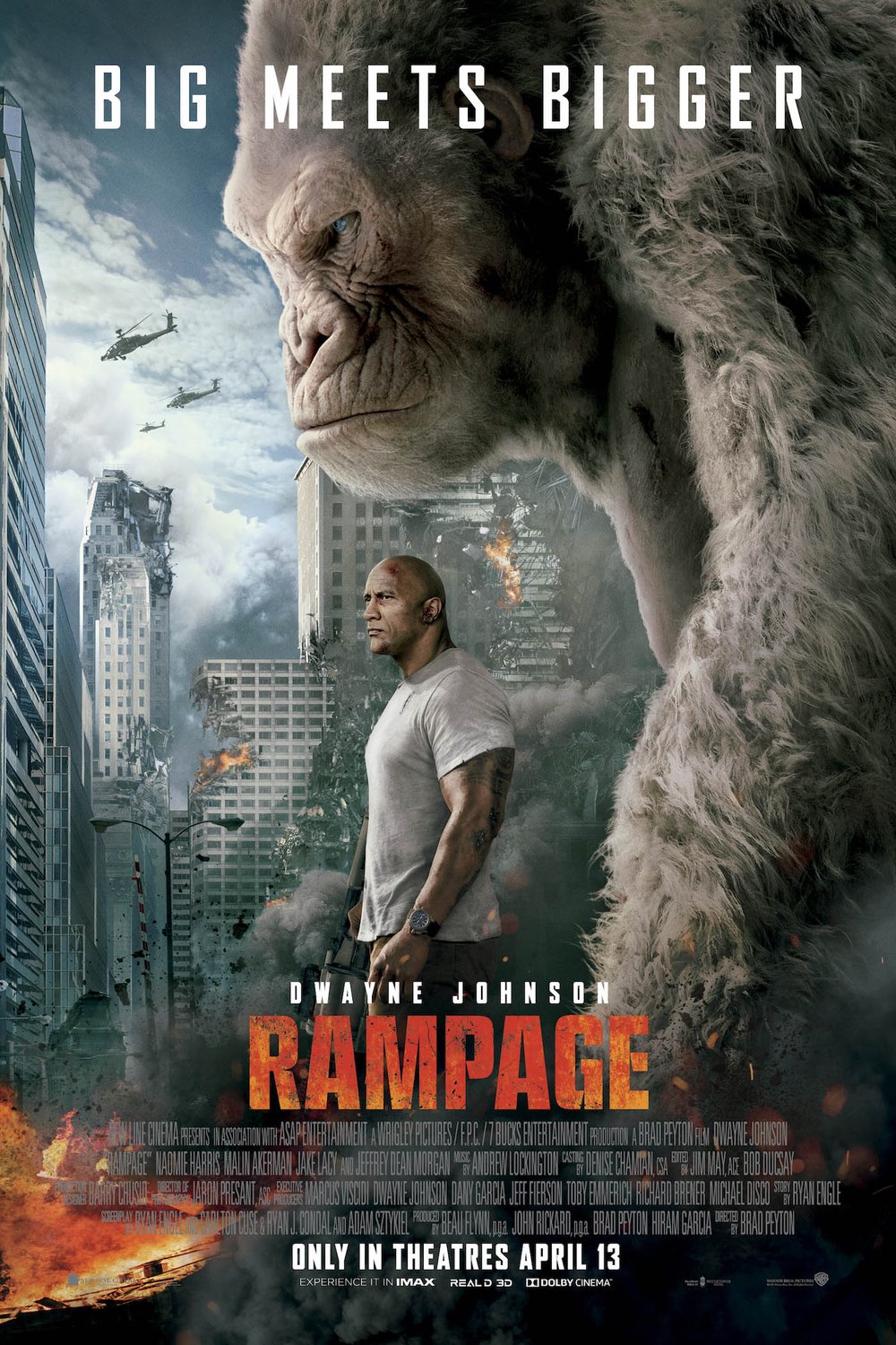 L'affiche du film Rampage