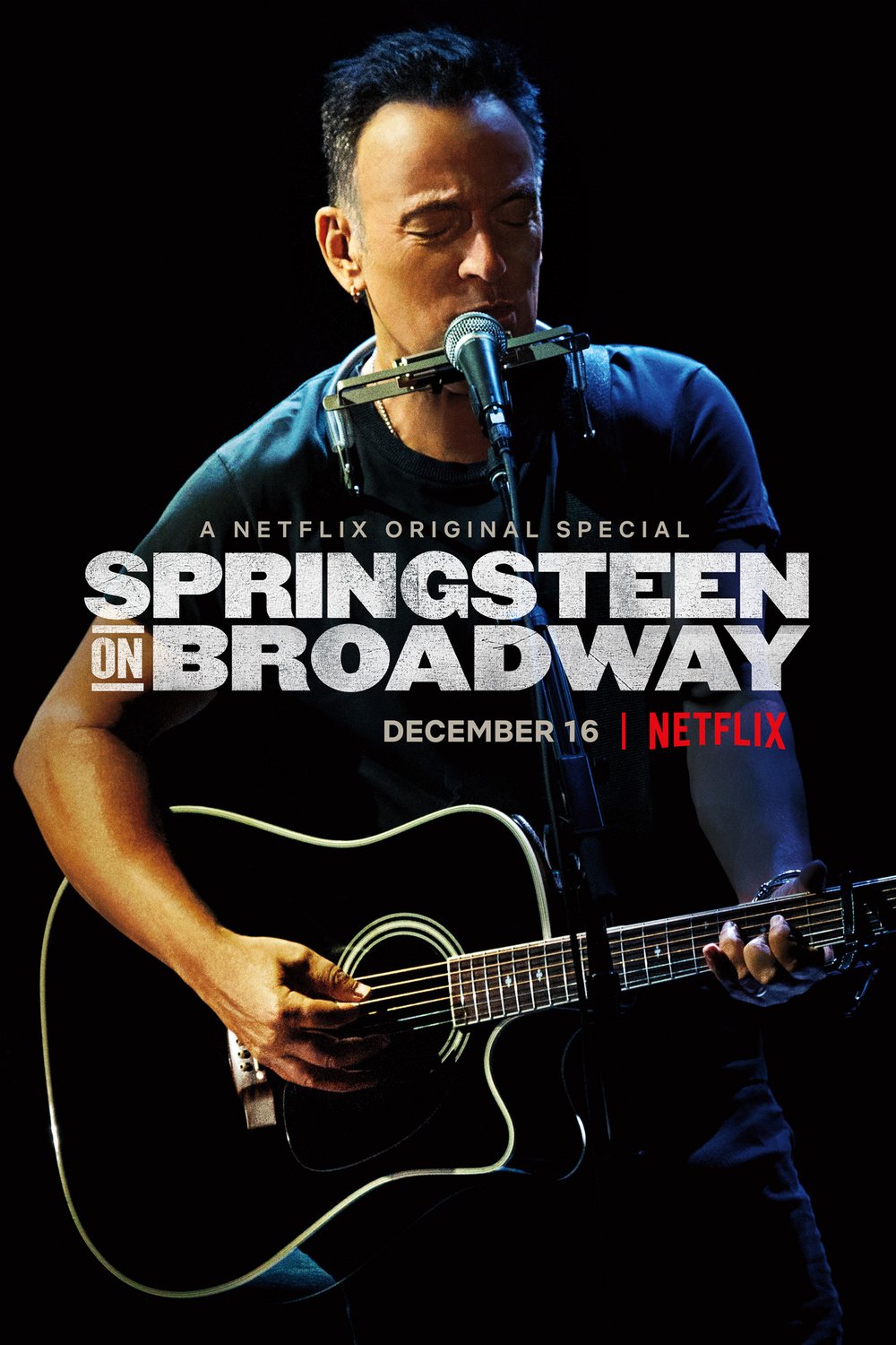 L'affiche du film Springsteen on Broadway