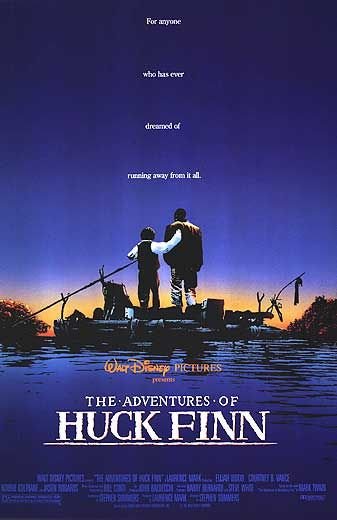 L'affiche du film The Adventures of Huck Finn
