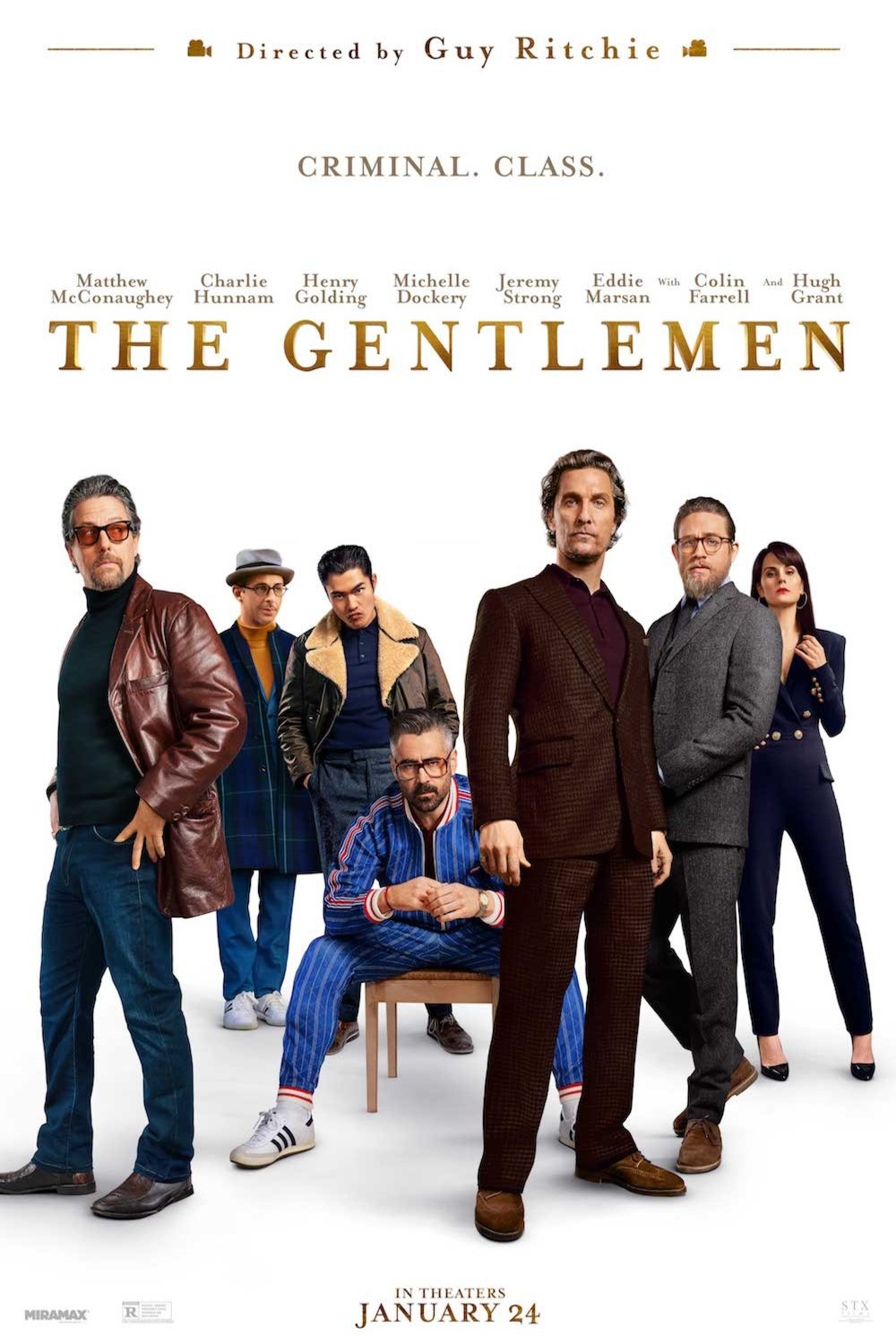 L'affiche du film Les Gentlemen v.f.