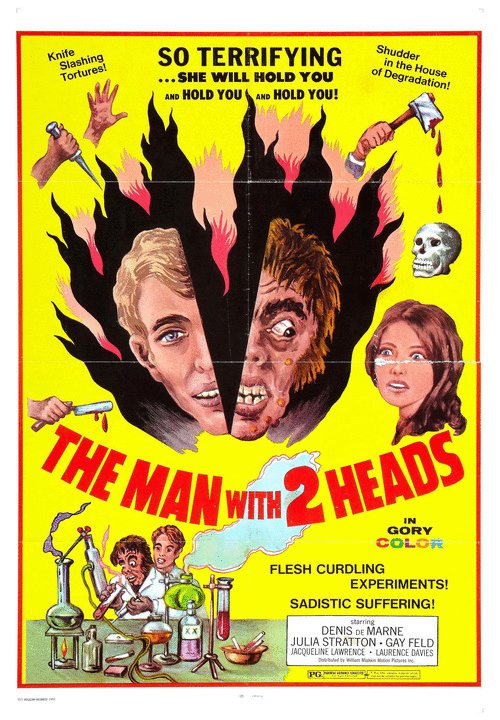 Poster of the movie The Man with Two Heads [1972]