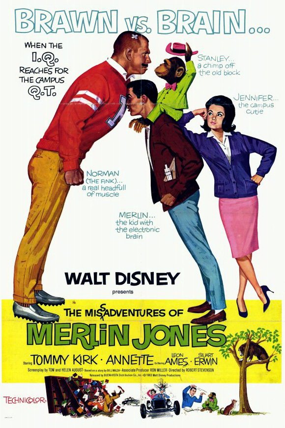 L'affiche du film The Misadventures of Merlin Jones