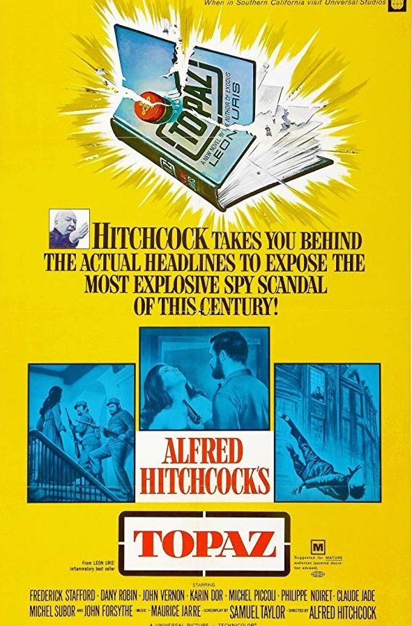 L'affiche du film Alfred Hitchcock's Topaz [1969]