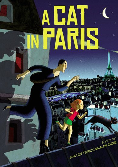 L'affiche du film A Cat in Paris