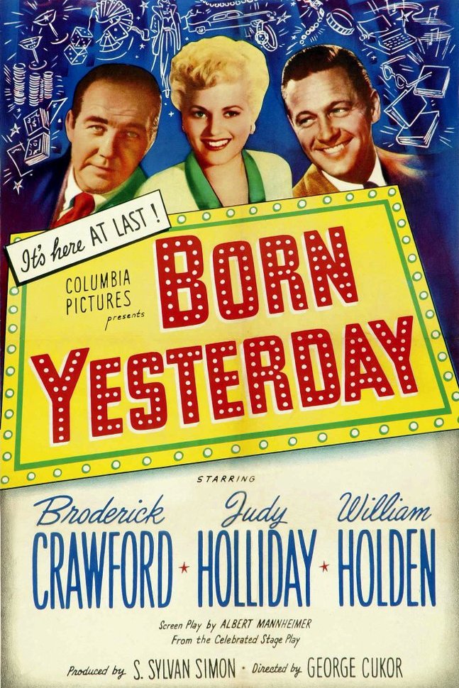 L'affiche du film Born Yesterday