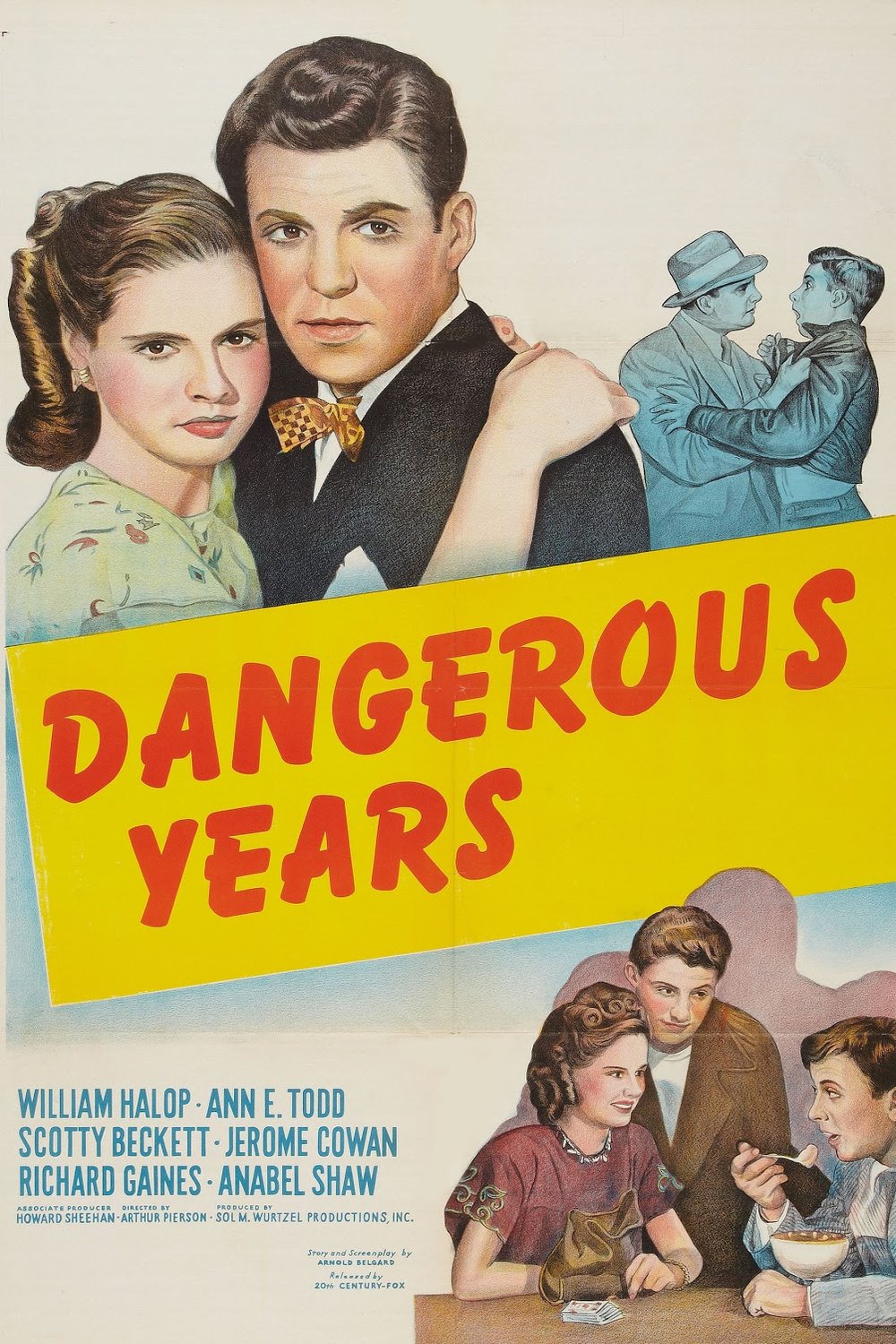 L'affiche du film Dangerous Years