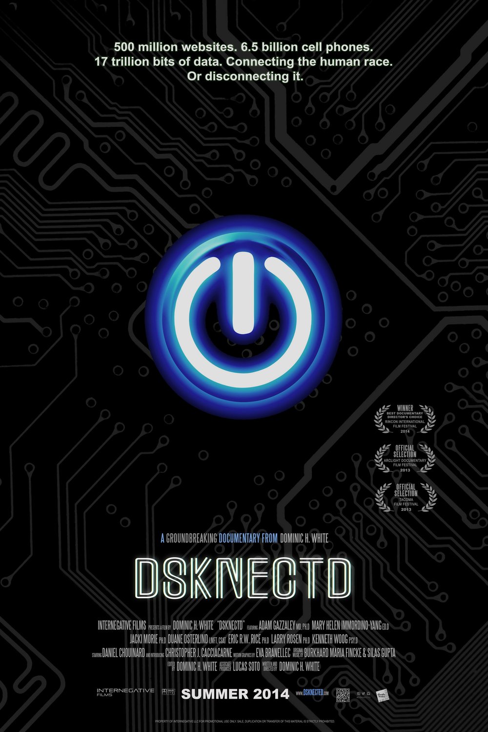 L'affiche du film DSKNECTD