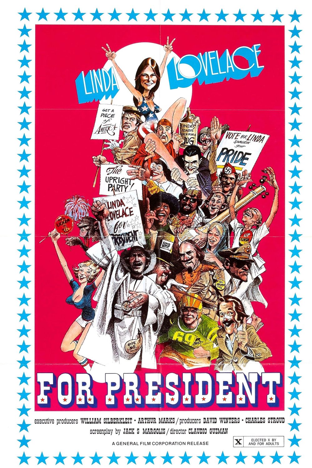 L'affiche du film Linda Lovelace for President