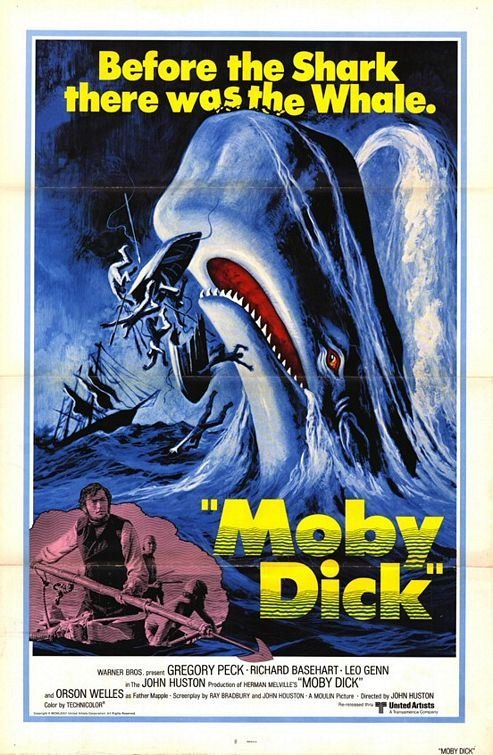 L'affiche du film Moby Dick