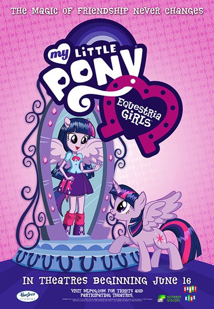 L'affiche du film My Little Pony: Equestria Girls [2013]