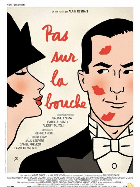 L'affiche du film Pas sur la bouche