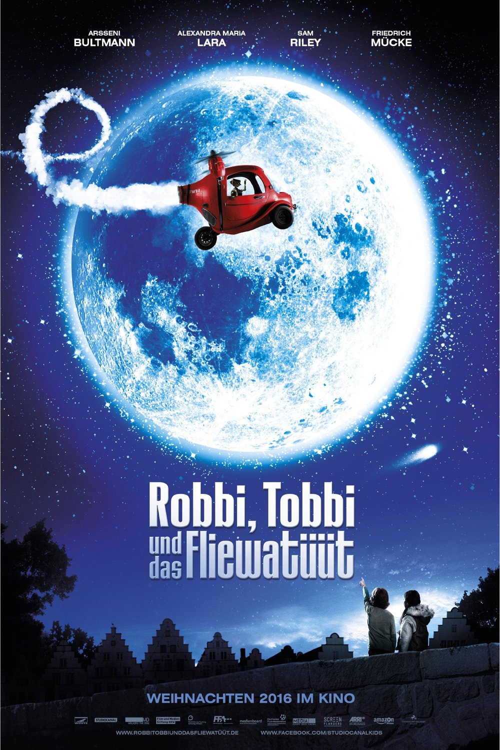 L'affiche originale du film Robbi, Tobbi und das Fliewatuut en allemand