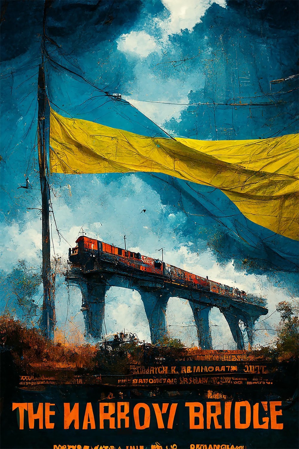 Ukrainian poster of the movie The Narrow Bridge