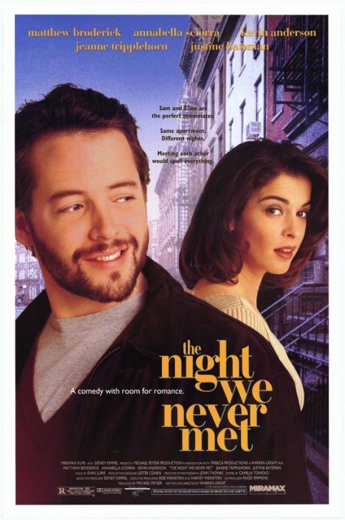 L'affiche du film The Night We Never Met