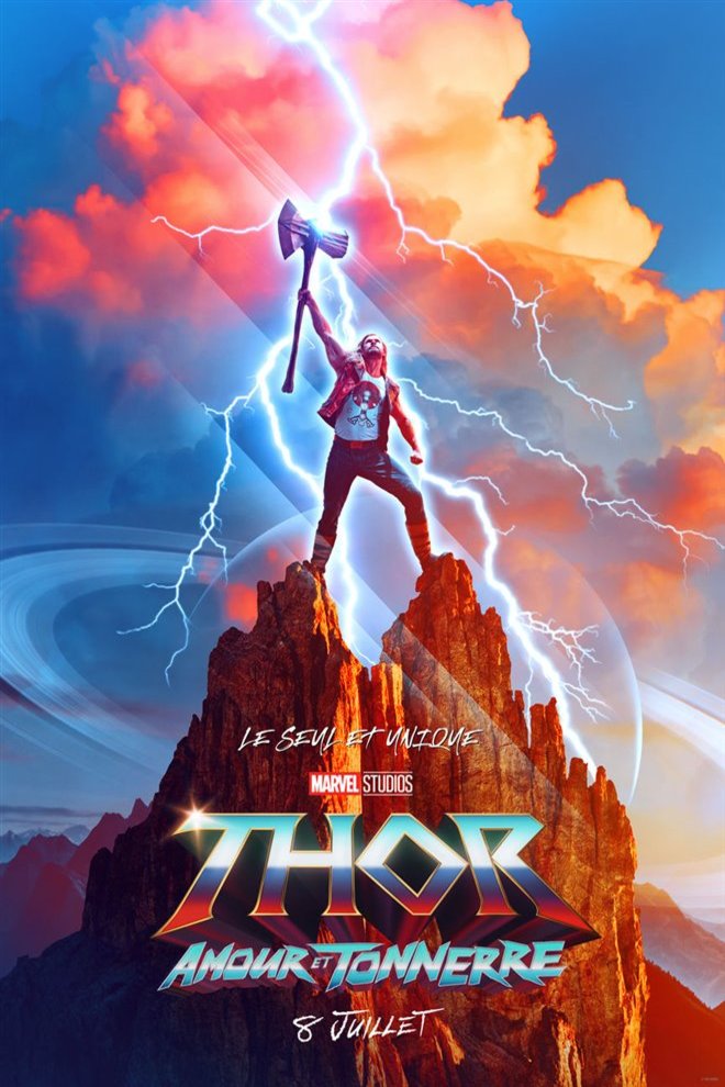L'affiche du film Thor: Amour et tonnerre