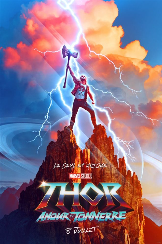 L'affiche du film Thor: Amour et tonnerre [2022]