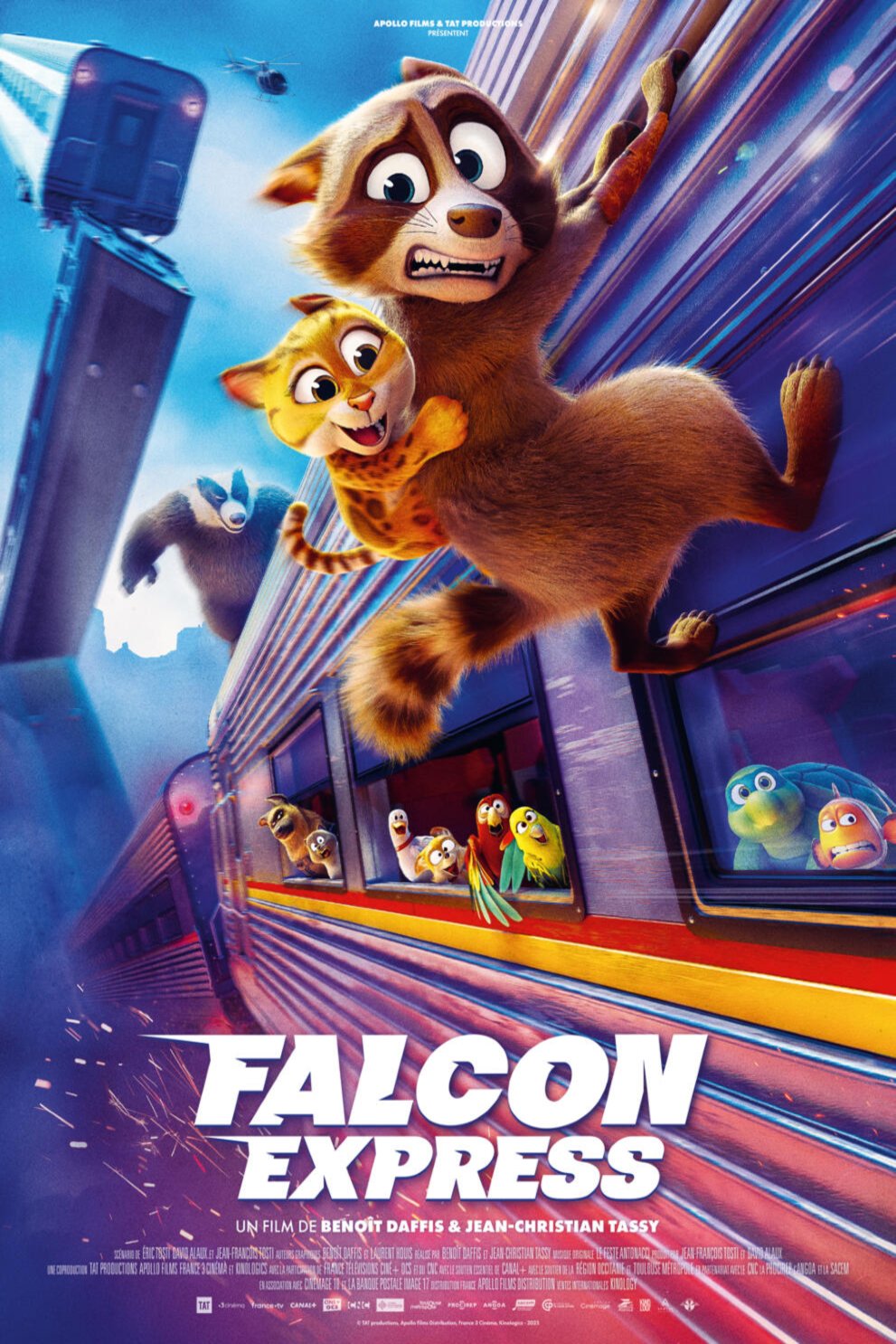 L'affiche du film Le Falcon Express