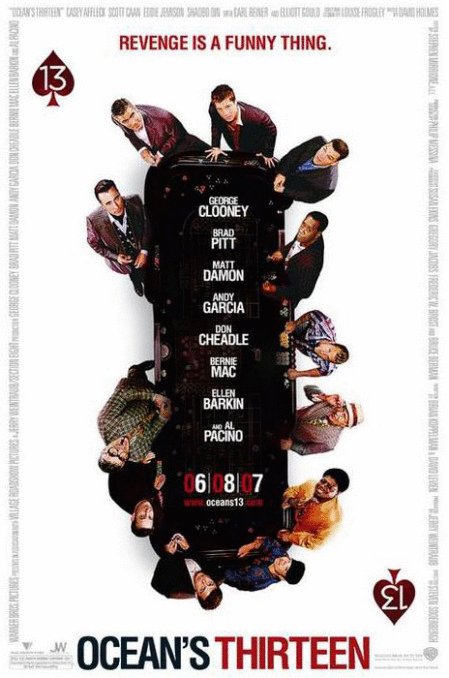 L'affiche du film Ocean's Thirteen
