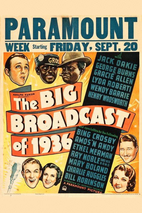 L'affiche du film The Big Broadcast of 1936