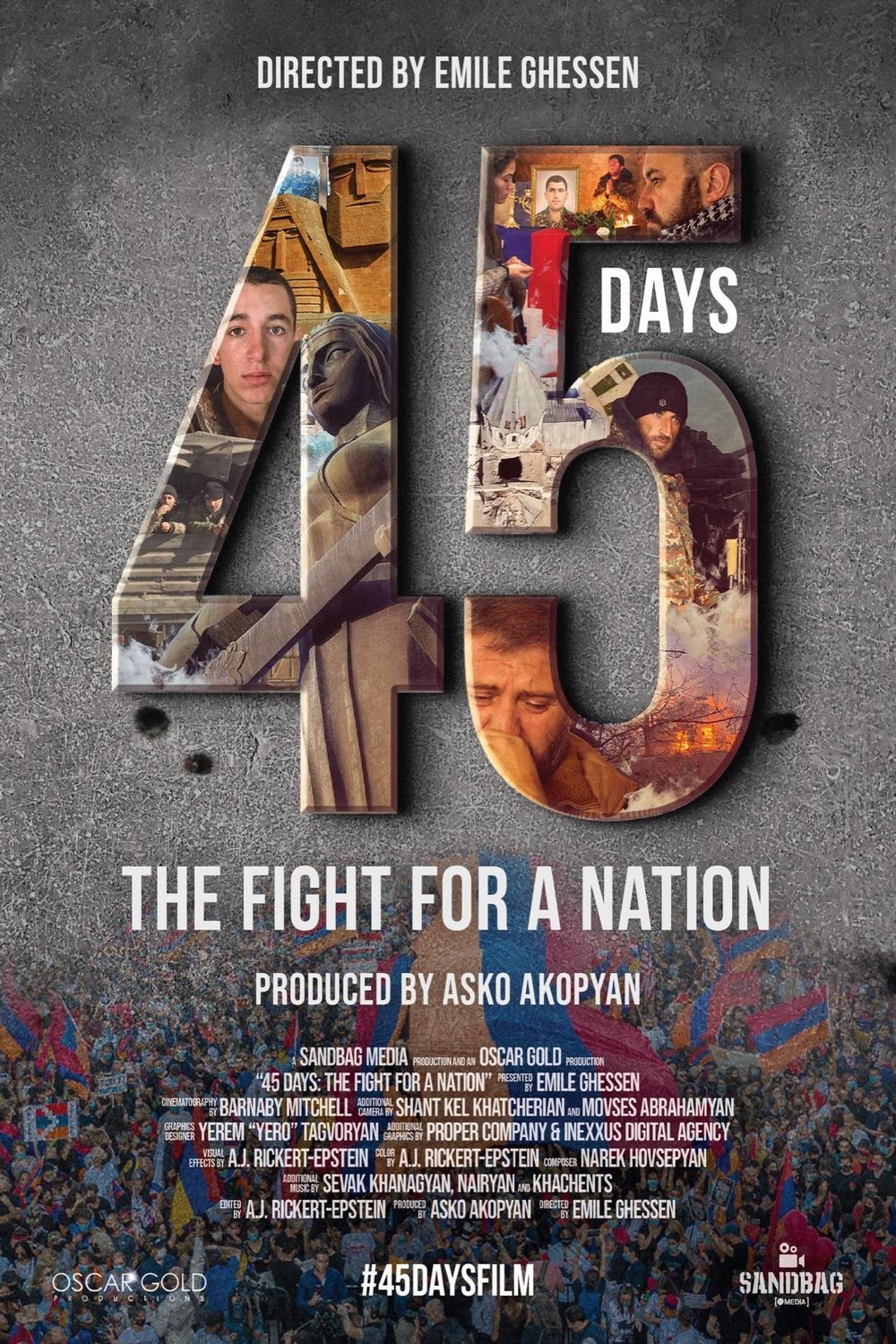L'affiche du film 45 Days: The Fight for a Nation [2021]