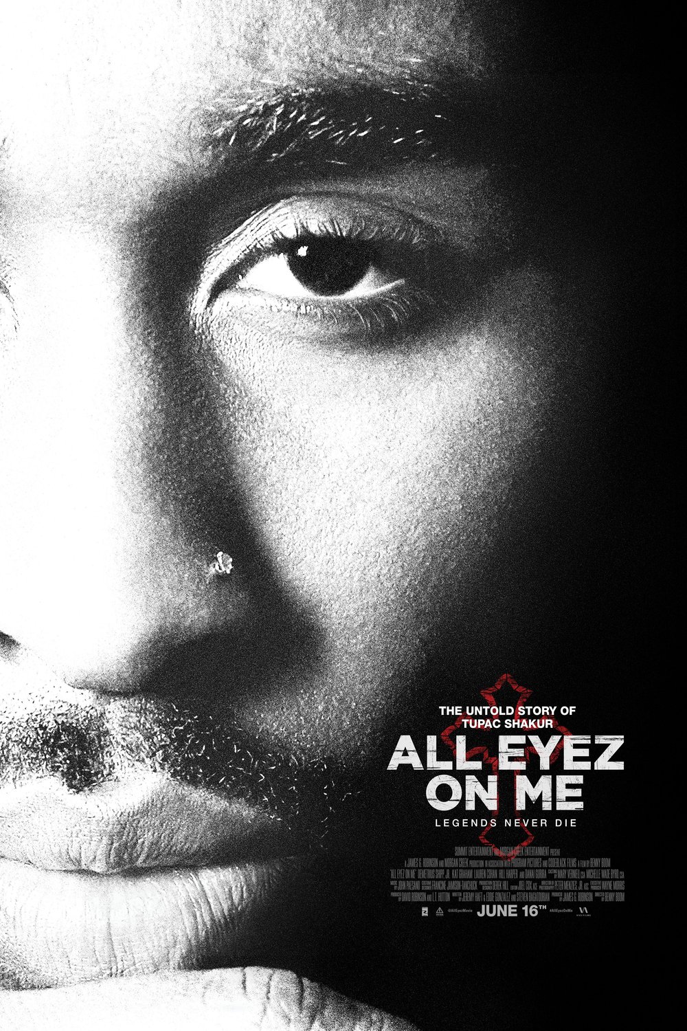 L'affiche du film All Eyez on Me