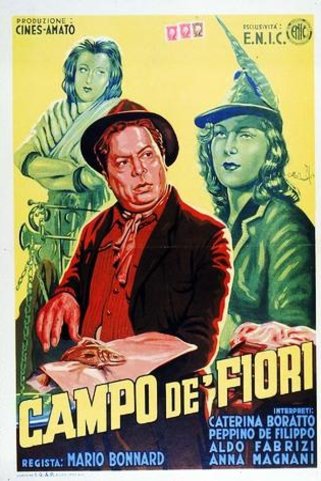 Italian poster of the movie Campo de' fiori