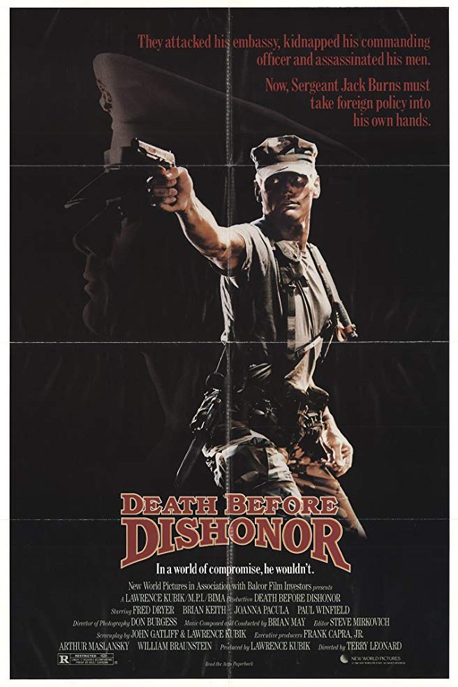 L'affiche du film Death Before Dishonor