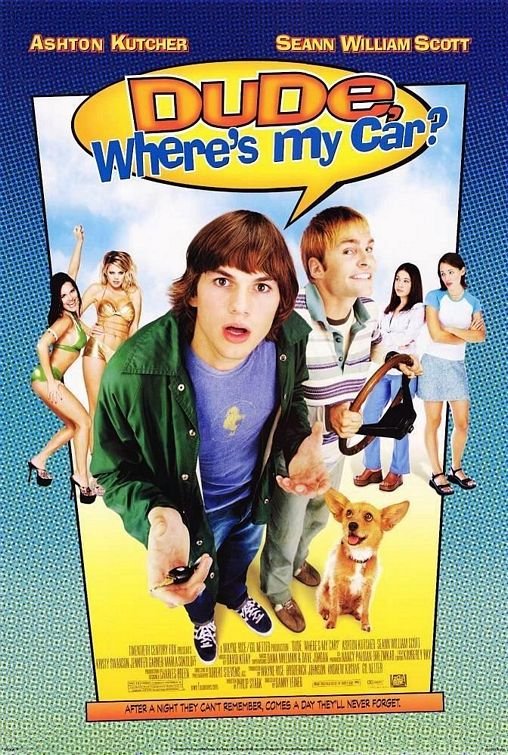 L'affiche du film Dude, Where's My Car?