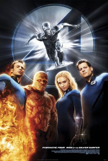L'affiche du film Fantastic Four: Rise of the Silver Surfer