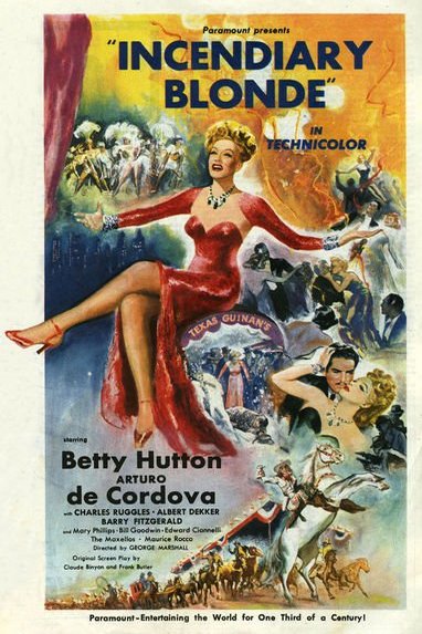 Poster of the movie Incendiary Blonde [1945]