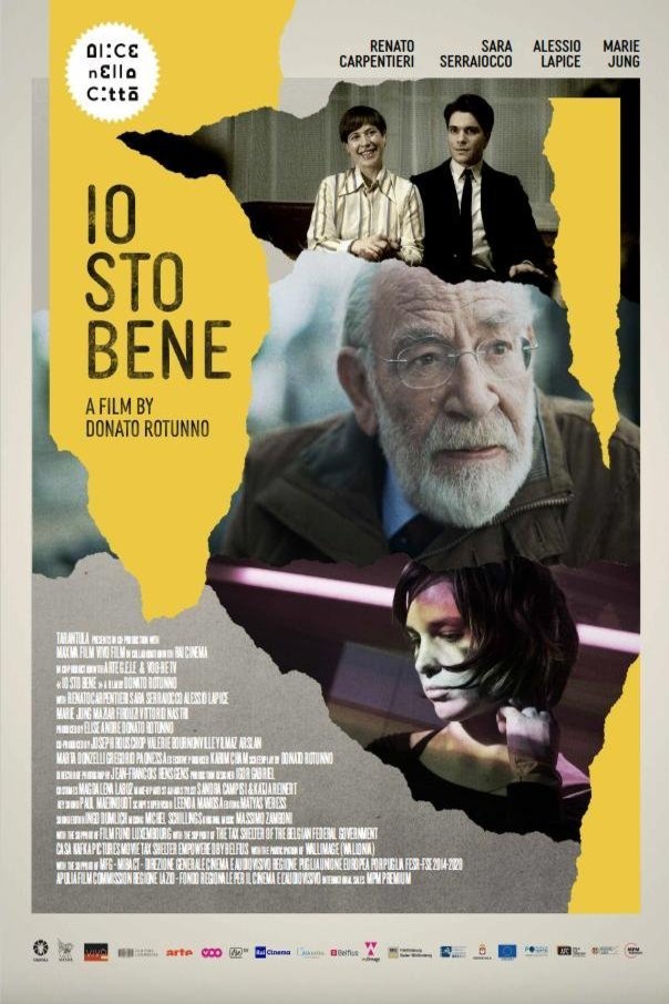 L'affiche originale du film Io sto bene en italien