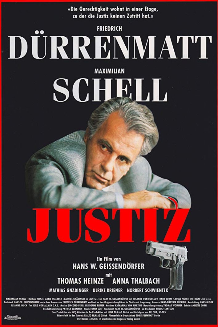 L'affiche originale du film Justiz en allemand