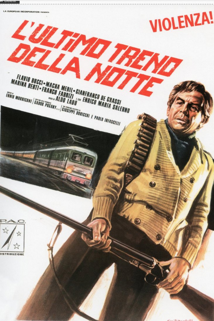 L'affiche du film L'ultimo treno della notte