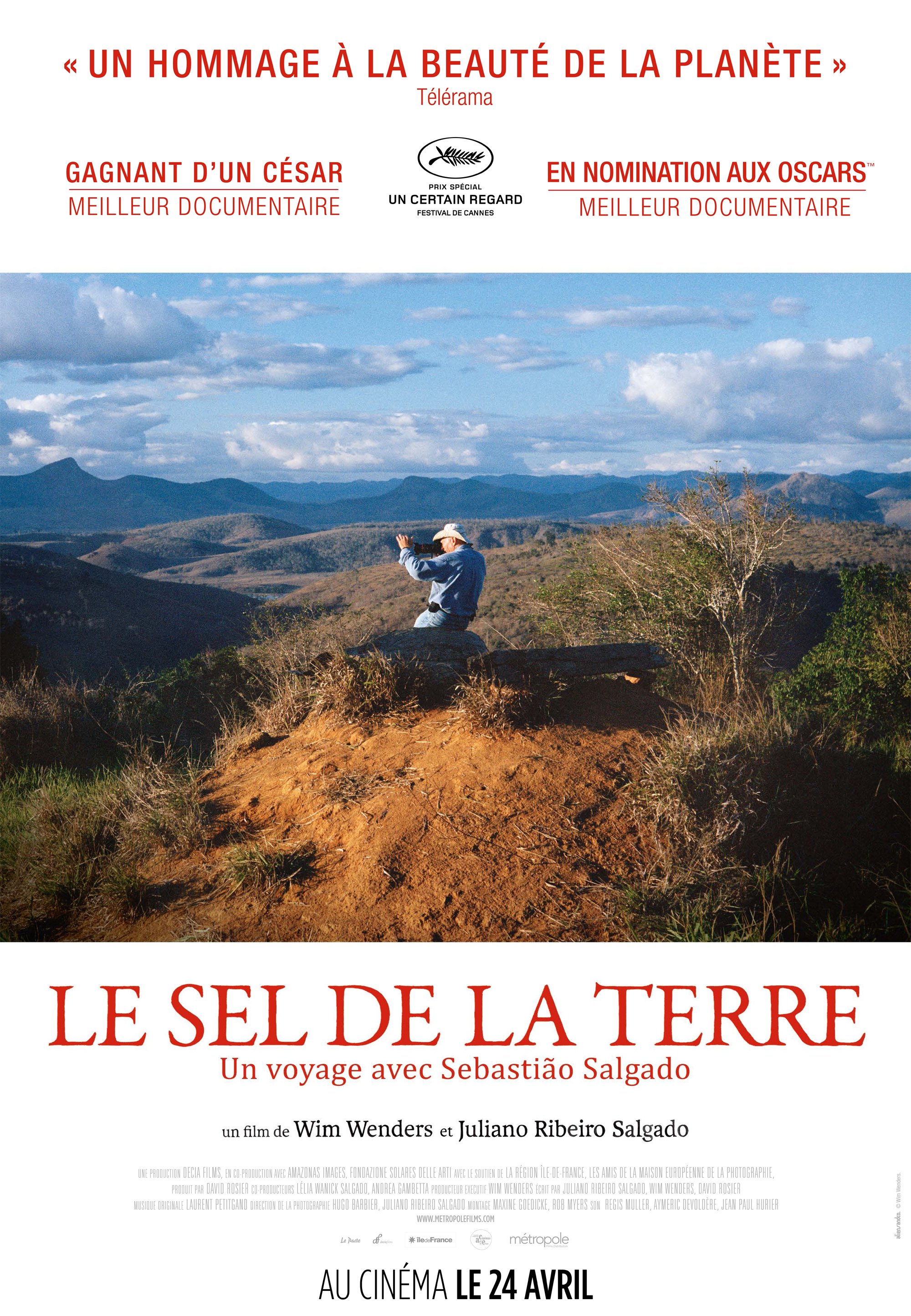 L'affiche du film Le Sel de la terre