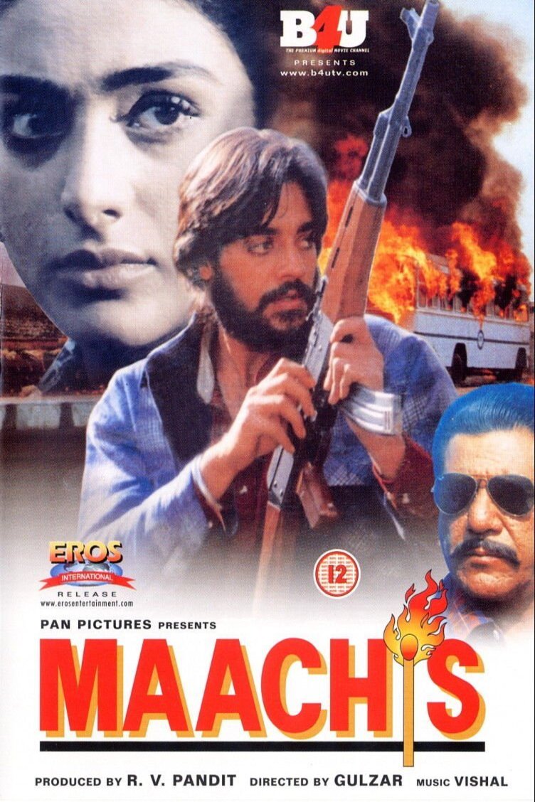 L'affiche originale du film Maachis en Hindi