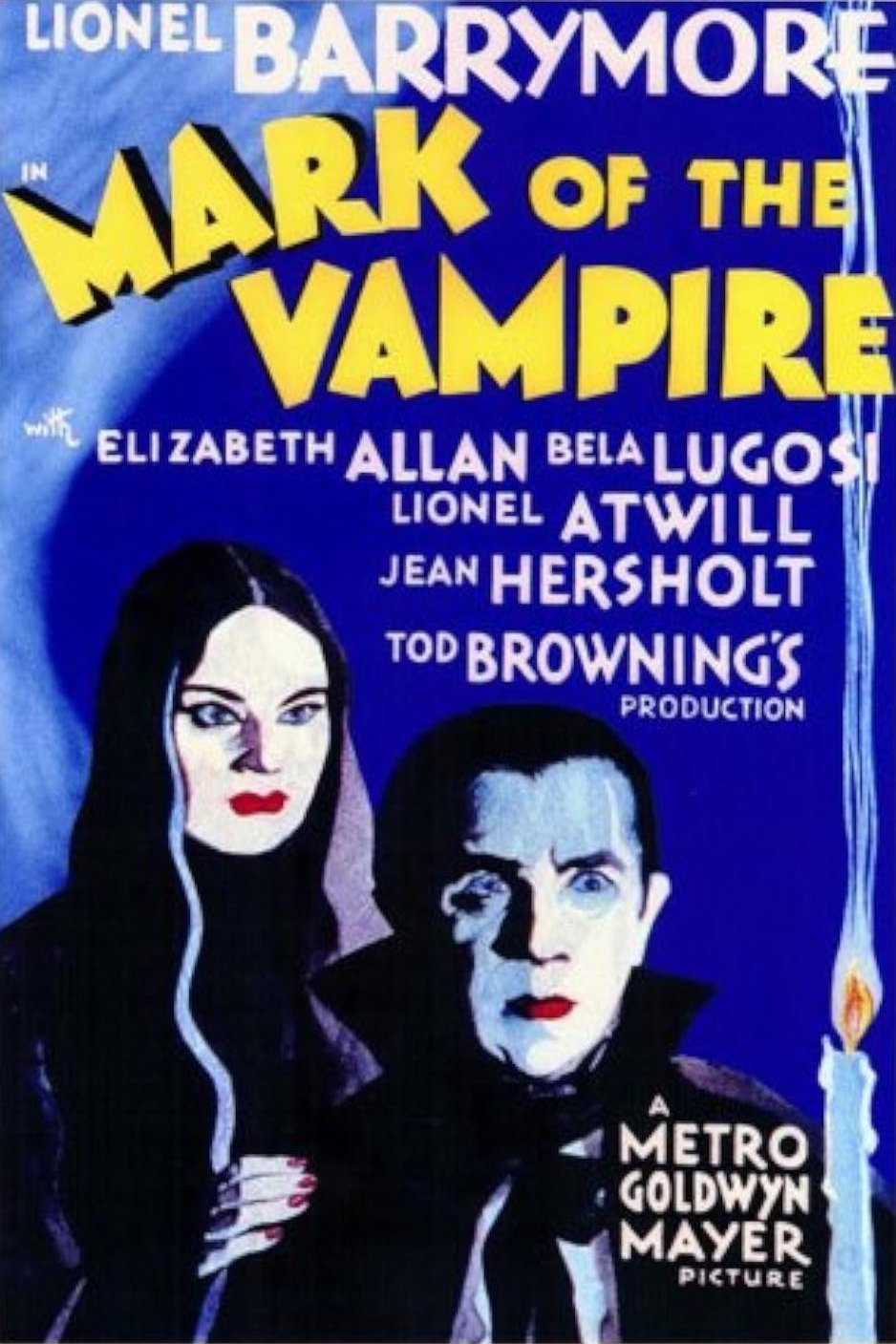 L'affiche du film Mark of the Vampire