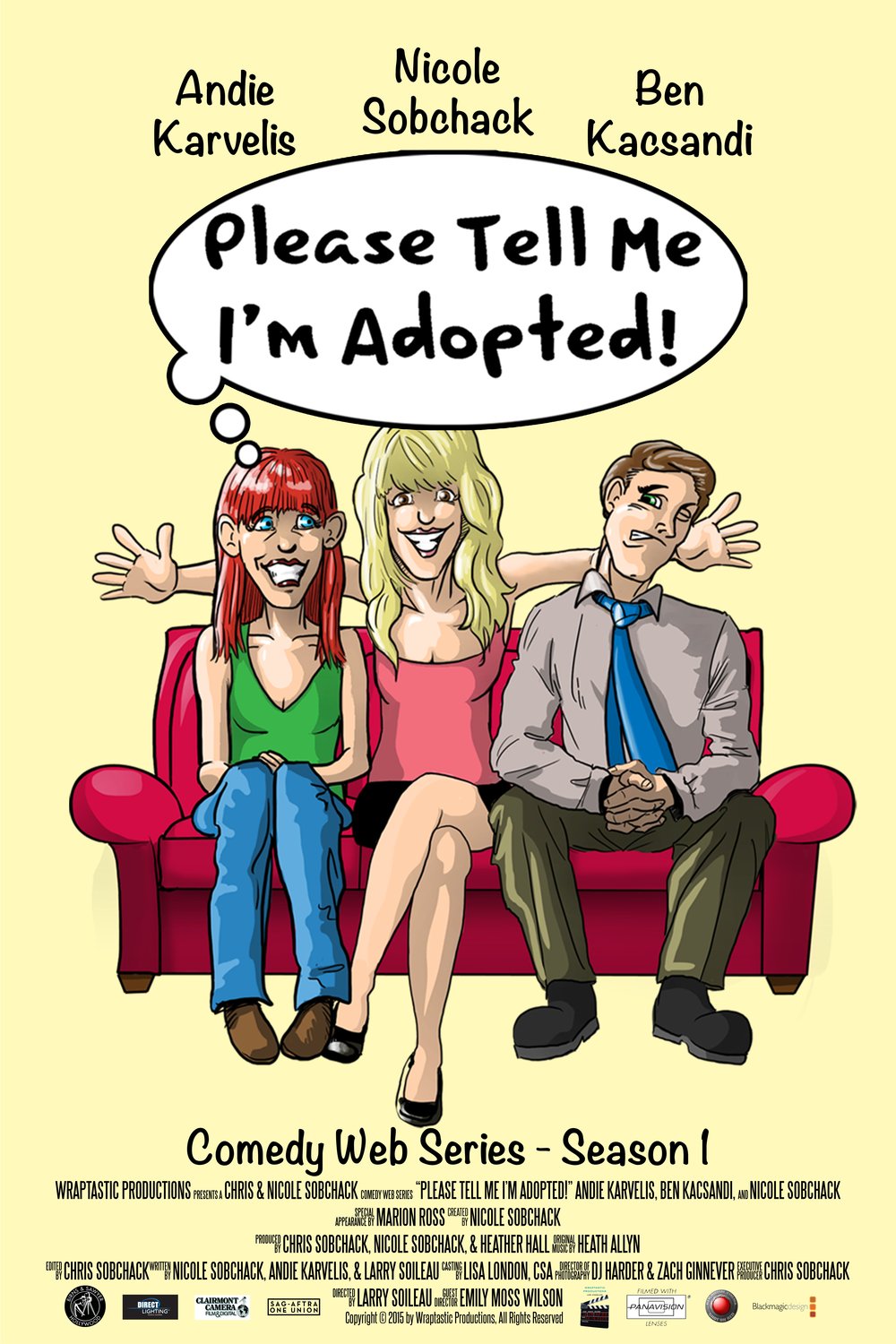 L'affiche du film Please Tell Me I'm Adopted!